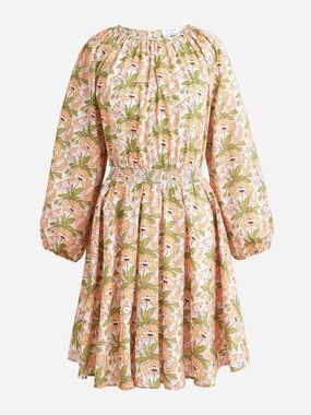 J. Crew floral mini dress, size large